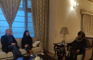 High Level Delegation of the British High Commission Calls upon Ms Mehbooba Mufti